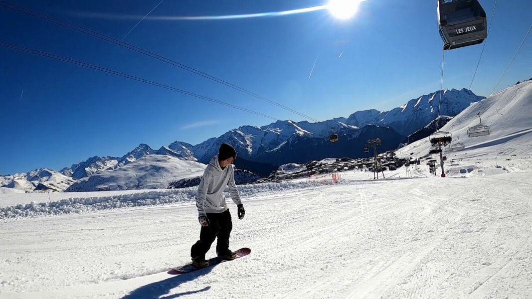 Le snowpark de l'Alpe d'Huez